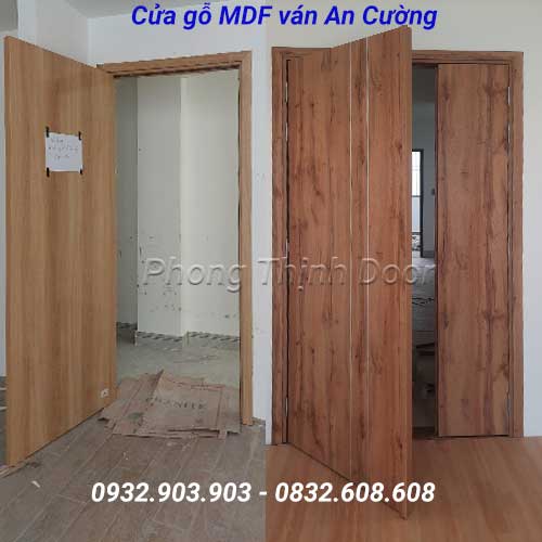 cửa gỗ ván mdf an cường