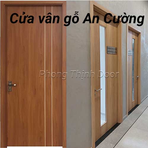 cửa nhựa vân gỗ an cường