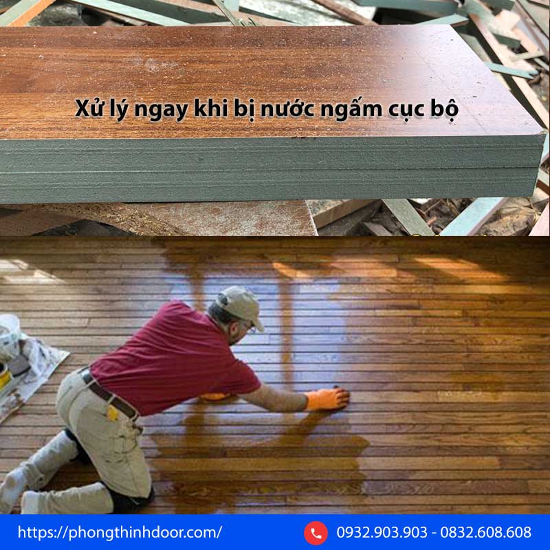 hướng dẫn xử lý mdf khi bị vô nước