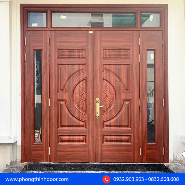 các loại cửa thép vân gỗ