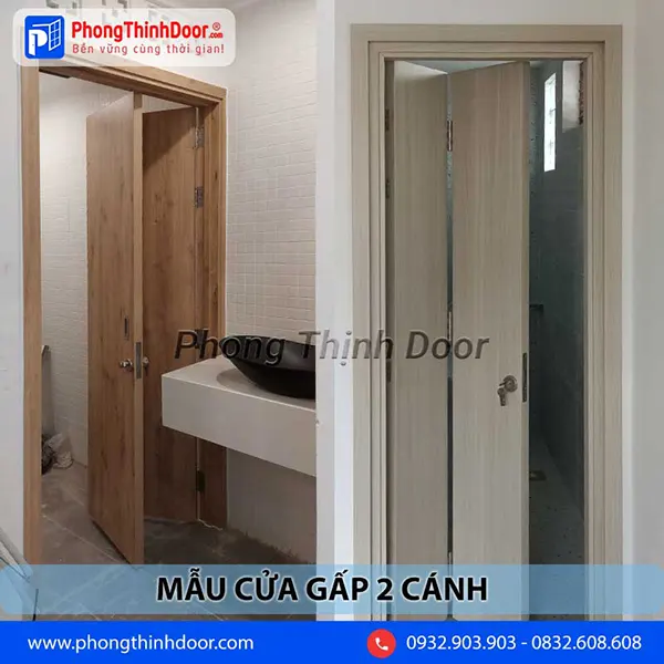 Cửa gấp 2 cánh