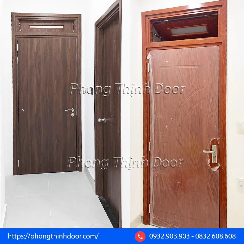 cửa phòng ngủ có ô chớp