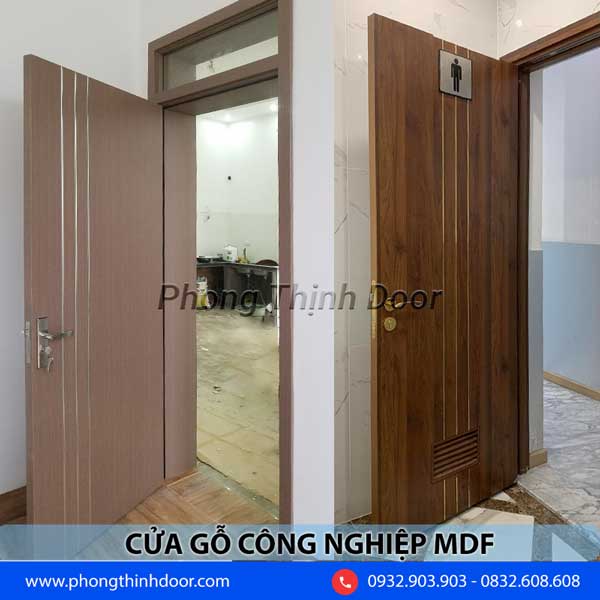 cửa gỗ công nghiệp HDF siêu chống ẩm 