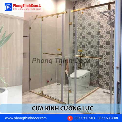 cửa kính cường lực nhà tắm