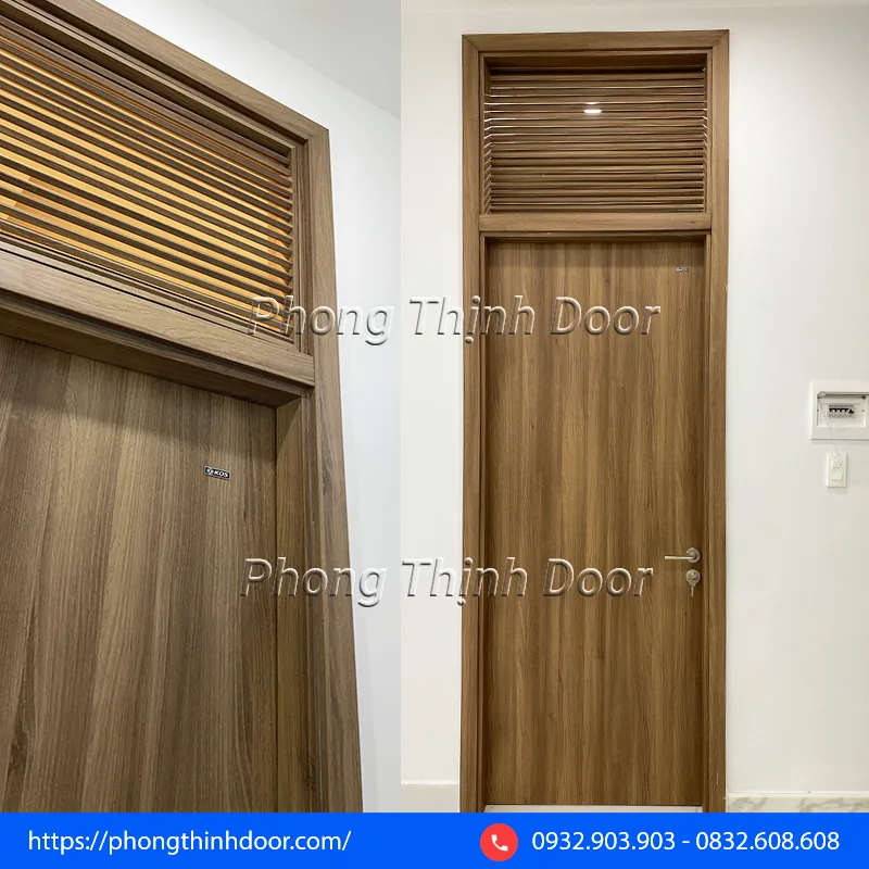 ô thoáng lá sách cửa phòng ngủ