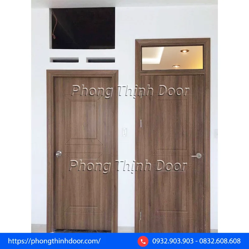 cửa thông phòng có ô thoáng rỗng