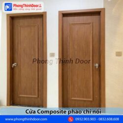 cửa nhựa composite phào chỉ nổi
