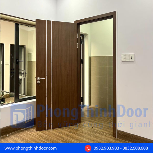 cửa nhựa hàn quốc phẳng chạy chỉ