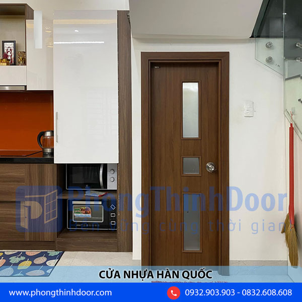 cửa nhựa giả gỗ hàn quốc
