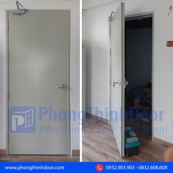 cửa chống cháy P1+Khóa TTH