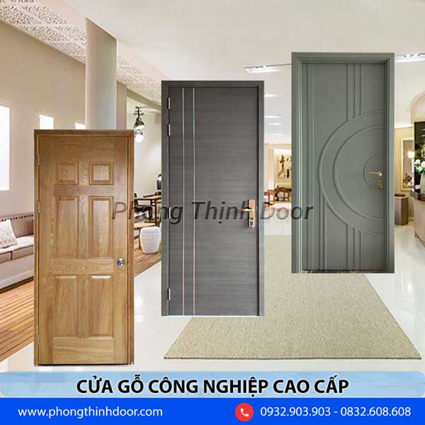 mẫu cửa gỗ công nghiệp cao cấp