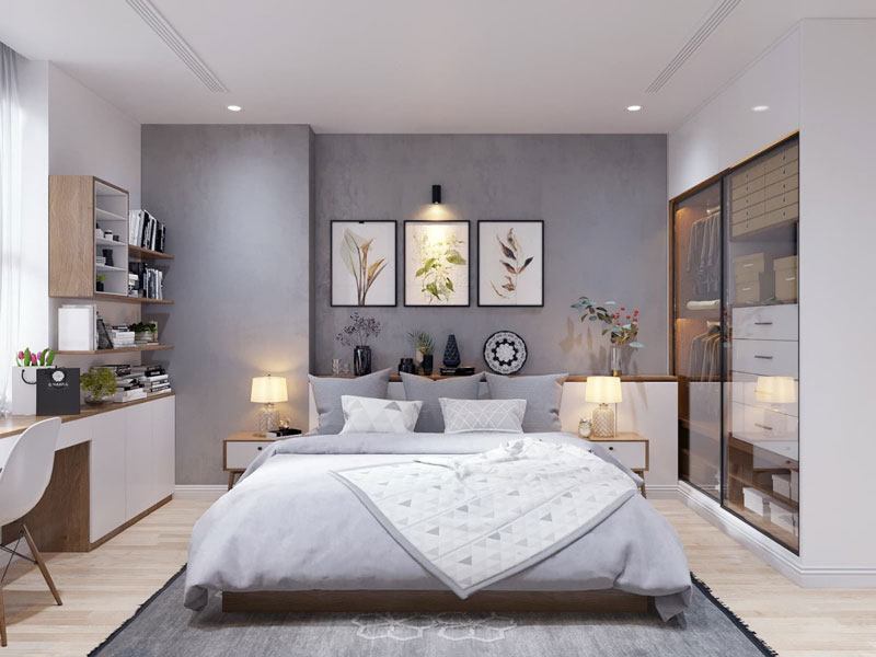Chọn tranh treo tường trang trí phòng ngủ nữ