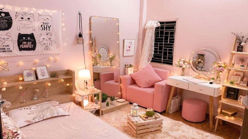 Một số cách trang trí phòng ngủ cho nữ đẹp nhất