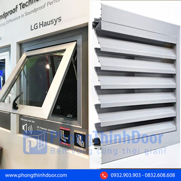 cấu tạo cửa chớp thông gió