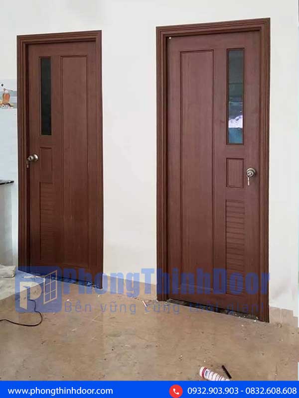 Cửa nhựa Đài Loan giả gỗ
