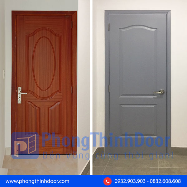 cửa gỗ 1 cánh phòng ngủ HDF