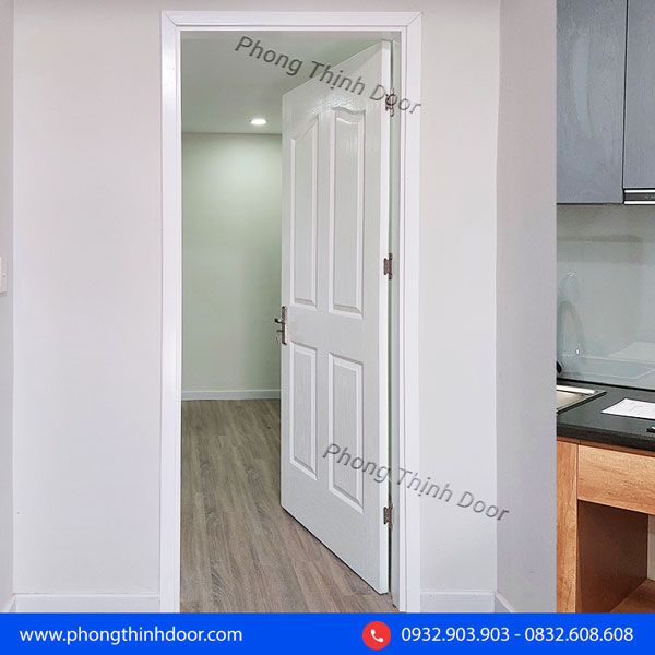 cửa gỗ 1 cánh phòng ngủ công nghiệp