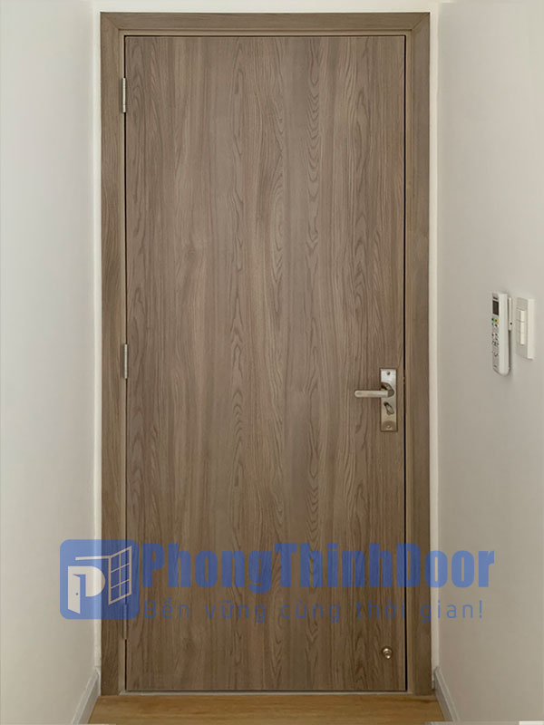 cửa gỗ 1 cánh phòng ngủ đơn giản