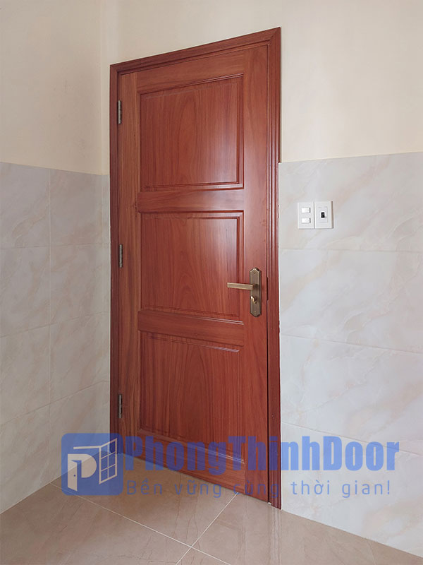 cửa gỗ 1 cánh phòng ngủ tự nhiên