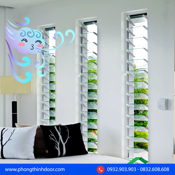 cửa louver thông gió