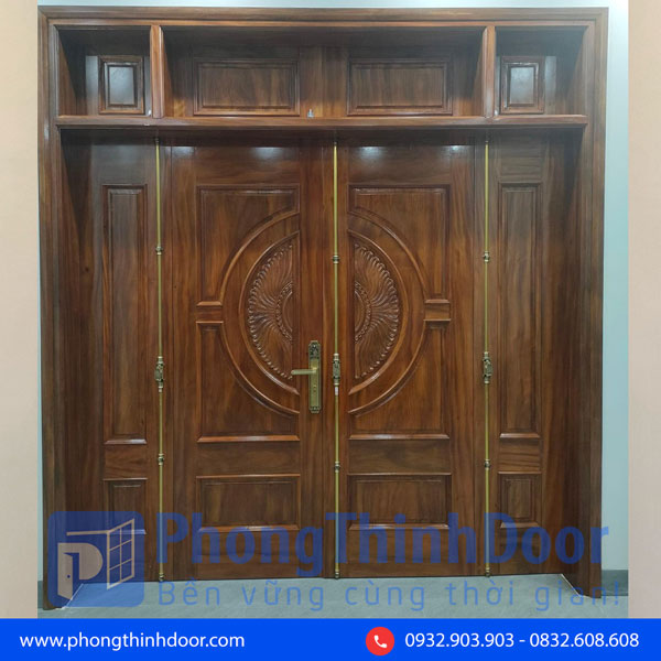 Cửa gỗ lim 4 cánh