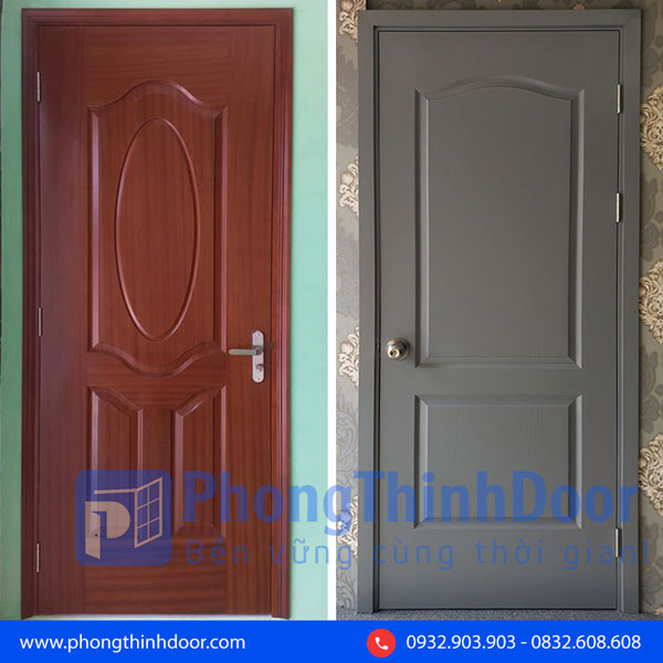 cửa phòng gỗ công nghiệp hdf