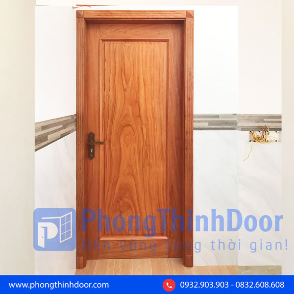 mẫu cửa gỗ sồi 1 cánh