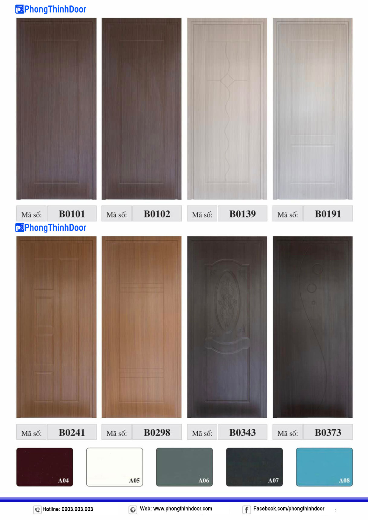 mẫu cửa nhựa composite vân gỗ