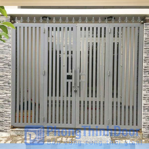 cửa cổng sắt nhà cấp 4