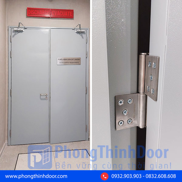 lắp đặt cửa thép chống cháy