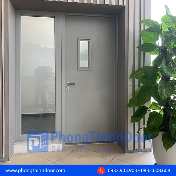 mẫu cửa thép chống cháy