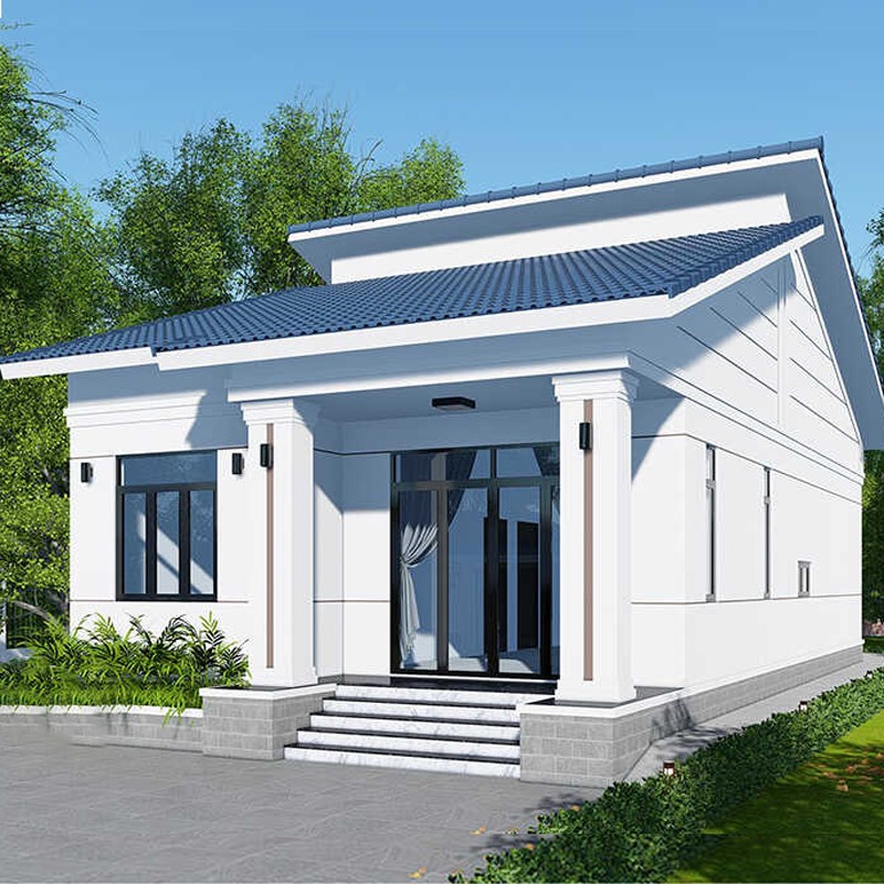 mẫu nhà cấp 4 chữ L 300 triệu nông thôn