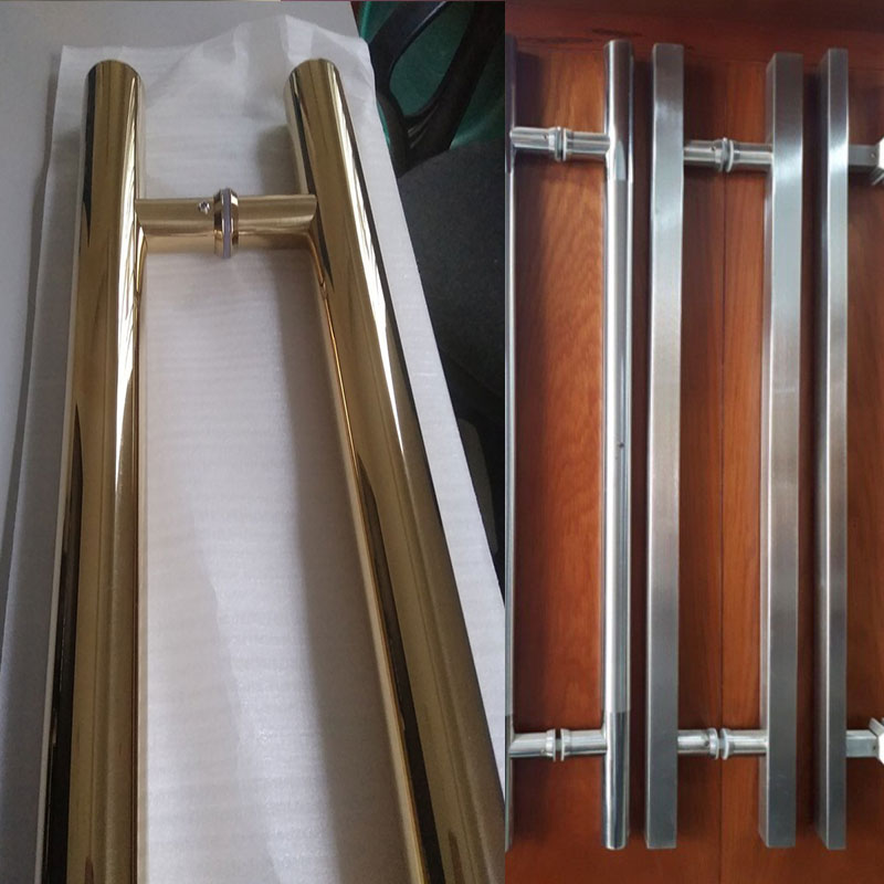 tay nắm cửa kính inox