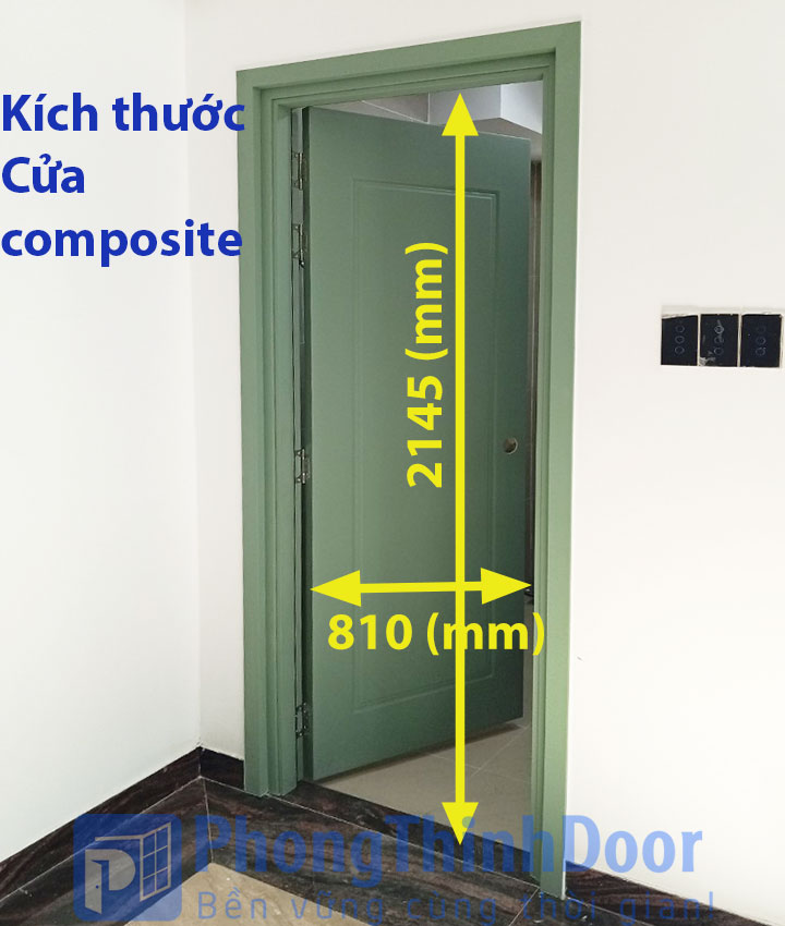 kích thước cửa composite