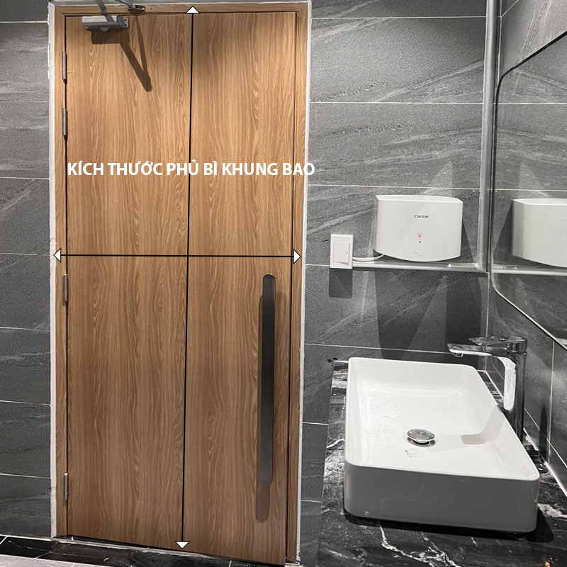 kích thước phủ bì khung bao cửa composite