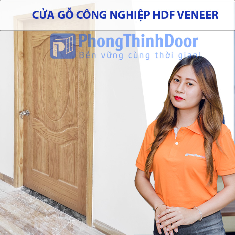 cửa gỗ công nghiệp hdf veneer