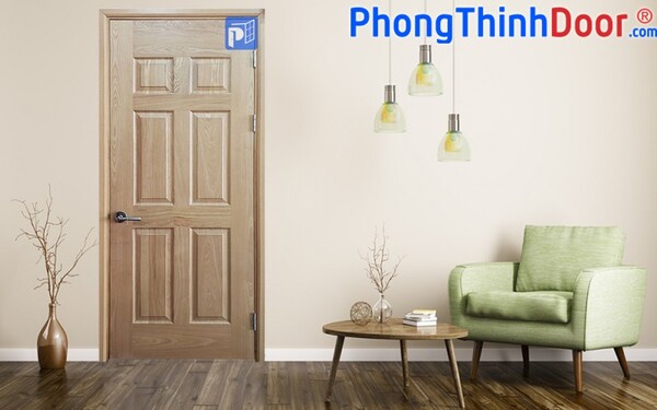 Mẫu cửa gỗ thông phòng HDF Veneer 6A-ASH