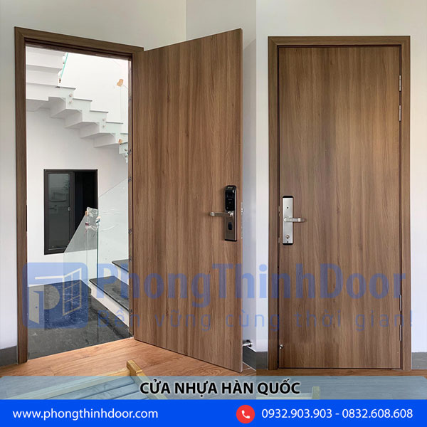 Mẫu cửa nhựa Hàn Quốc KOS.101-K1129 có khả năng kháng nước nên được dùng cho nhà vệ sinh