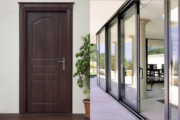 Nên làm cửa gỗ hay nhôm kính?