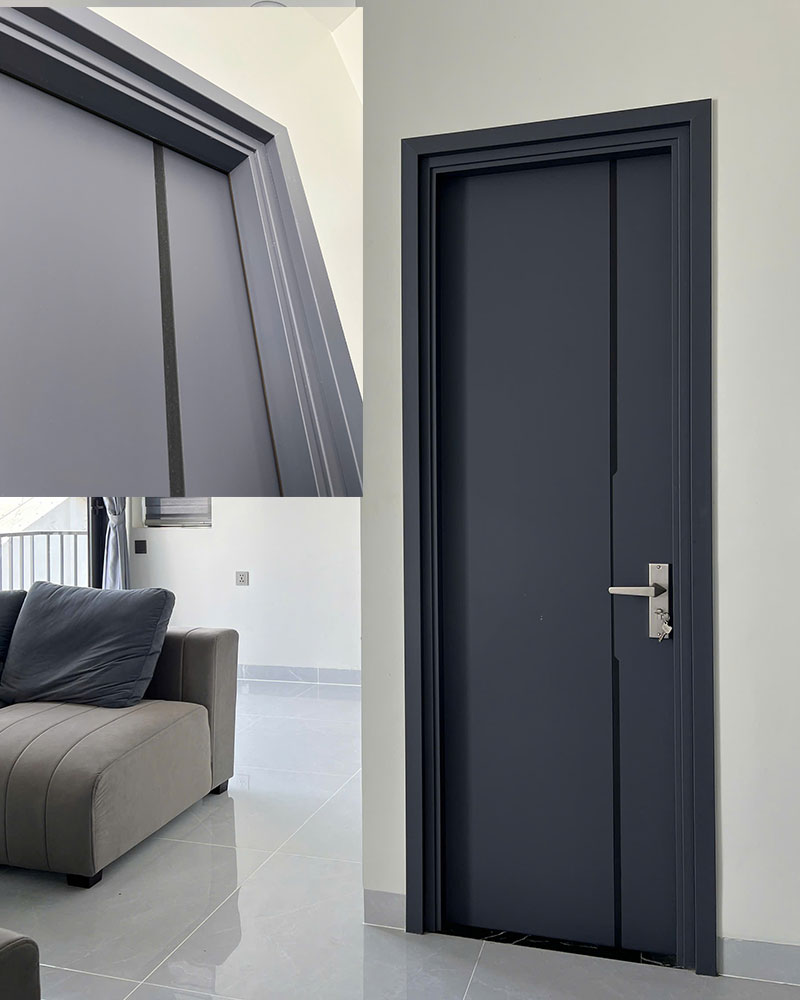 mẫu cửa composite phôi đen