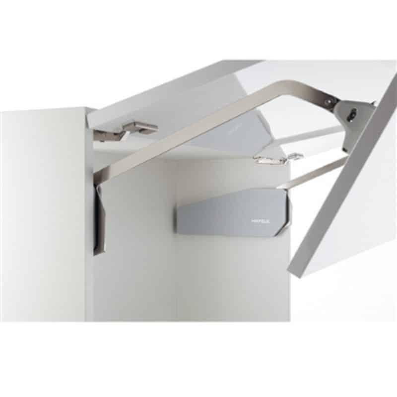 Ảnh bộ tay nâng FREE FOLD SHORT Hafele 493.05.901, trắng Ảnh bộ tay nâng FREE FOLD SHORT Hafele 493.05.901, trắng