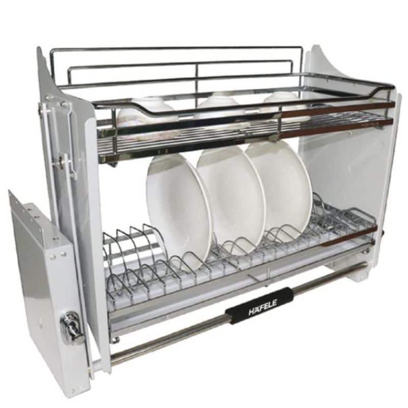 Ảnh giá bát đĩa nâng hạ Hafele 504.75.026 cho tủ rộng 900mm Ảnh giá bát đĩa nâng hạ Hafele 504.75.026 cho tủ rộng 900mm