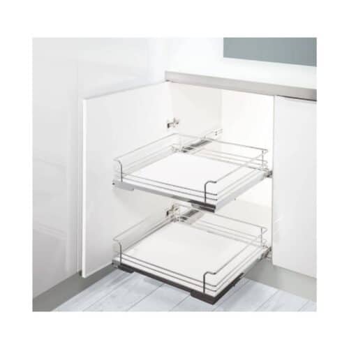 Phụ kiện tủ bếp Hafele 540.26.665 bộ rổ ARENA lắp âm bản lề 500mm 3 Ảnh thực tế phụ kiện tủ bếp Hafele 540.26.665 bộ rổ ARENA