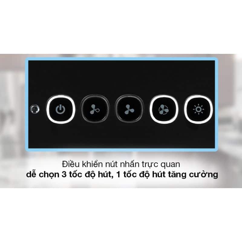 Bảng điều khiển Máy hút mùi gắn tường mặt kính vân Hafele HH-WVS90A 533.86.003 Bảng điều khiển Máy hút mùi gắn tường mặt kính vân Hafele HH-WVS90A 533.86.003