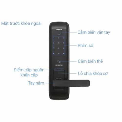 Khóa cửa điện tử Hafele EL7800-TCS 912.05.763 5 Chức năng khóa cửa điện tử Hafele EL7800-TCS 912.05.763