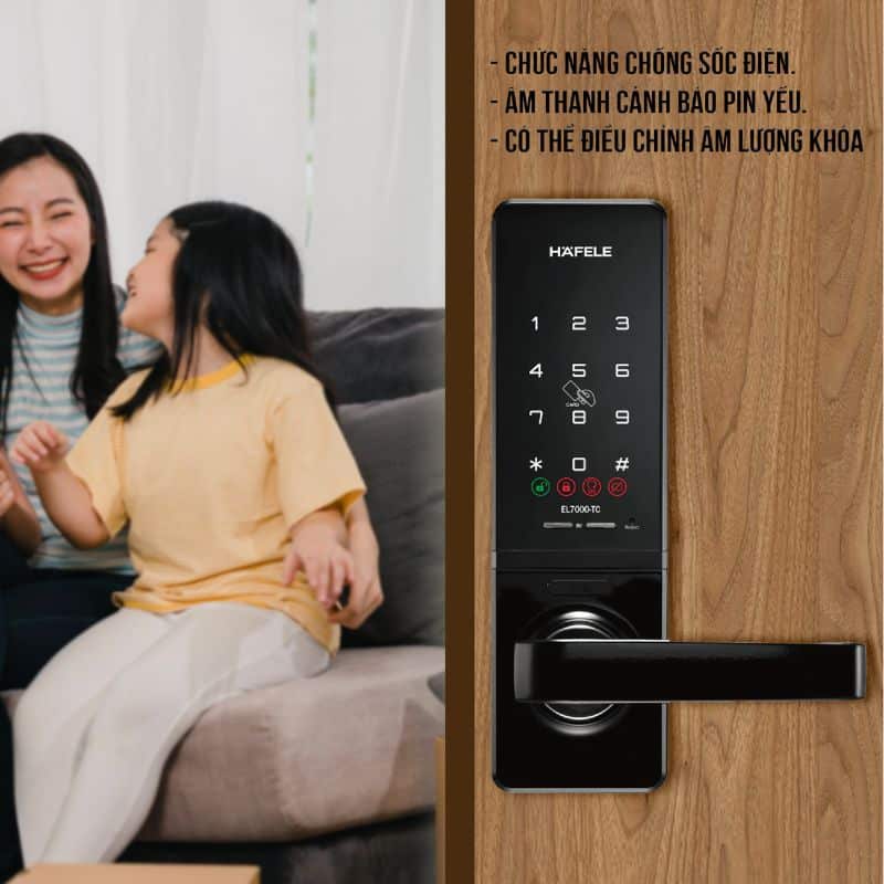 Chức năng Khóa điện tử Hafele EL7000-TC 912.05.495 Chức năng Khóa điện tử Hafele EL7000-TC 912.05.495