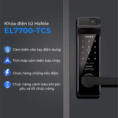 Chức năng khóa điện tử Hafele EL7700-TCS 912.20.560