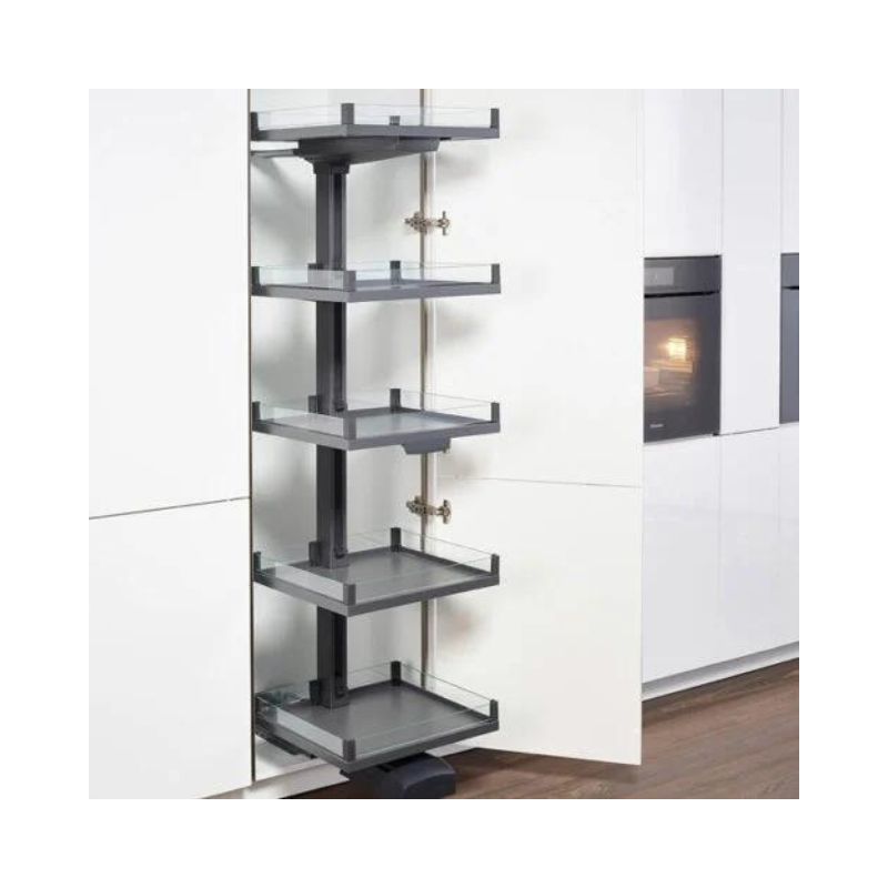 Bộ kệ 5 tầng CONVOY LAVIDO 450mm Hafele 549.63.494 Bộ kệ 5 tầng CONVOY LAVIDO 450mm Hafele 549.63.494