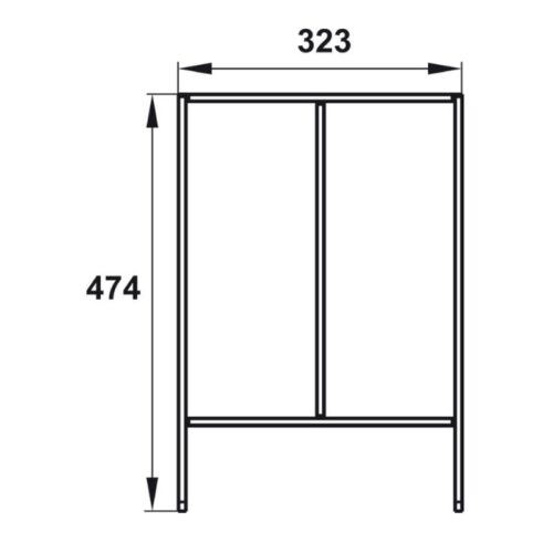 Bộ khay chia ngăn kéo Hafele 552.52.303 4 Kích thước bộ khay chia ngăn kéo Hafele 552.52.303