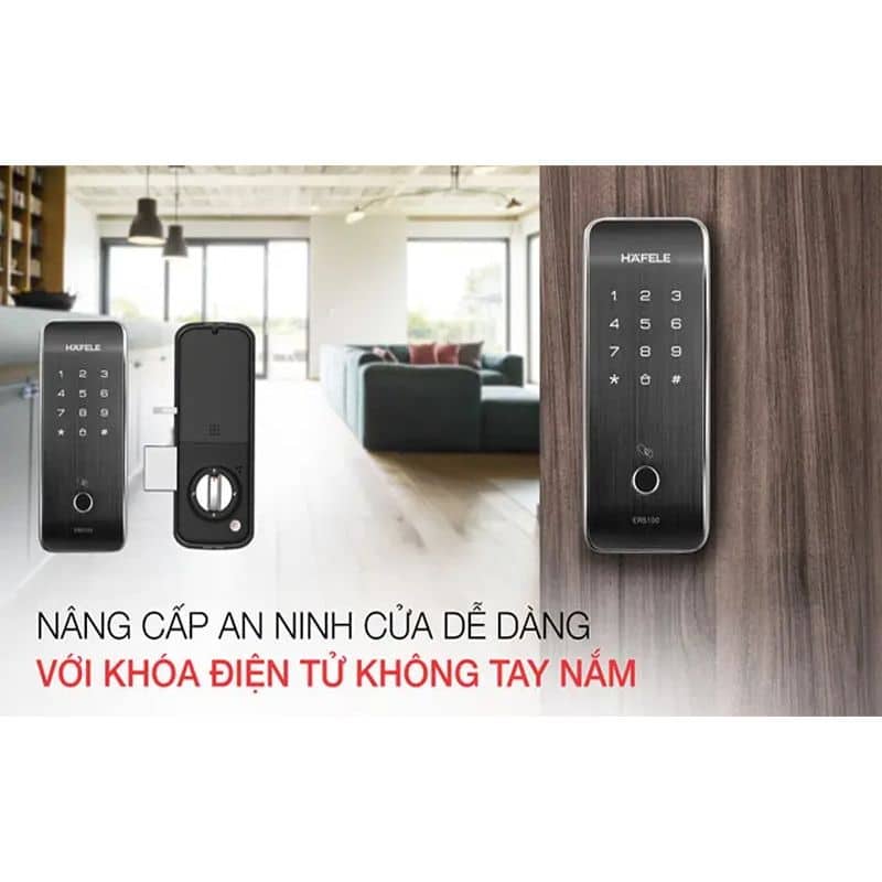 Lắp đặt Khóa cửa điện tử Hafele ER5000 912.05.318 Lắp đặt Khóa cửa điện tử Hafele ER5000 912.05.318